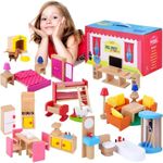 Premium Wooden Dollhouse Furniture 