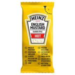 Heinz English Mustard Individual Sachets - 50 x 5gm