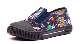 Nordan 910550 children's shoes made of textile, Dark blue 5399, 8.5 UK Child