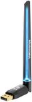 Hakimonoe Long Range USB Bluetooth 5.4 Adapter for PC, Wireless Dongle Enhanced Antenna for Laptop Desktop Computer Windows 11 10 8.1 7, Plug n Play Bluetooth Headphones Headset Speaker Mice Keyboard