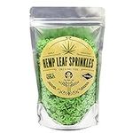 The Sugar Lab Hemp Leaf Sprinkles - Edible Party Decorations - Tasty Cake Decor & Ice Cream Topping – Perfect for 420 Party Cupcakes - 8 oz Bag - Leaf Green Sugar Sprinkles - 5512