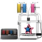 Anycubic Kobra X Combo 3D Printer with Built-in 7-Color Printing, 2X Faster & Saves Filament, ACE GEN 2 Multi-Material System,≤48 dB Quiet & Auto-Leveling Printing, Large 260x260x260mm Build Volume