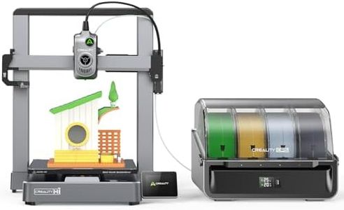 Creality Hi Combo 3D Printer, Multi Color 3D Printer with CFS, 500mm/s High Speed Auto-Leveling Automatic Filament Reading Clog-Free Extruder 95% Pre-Assemble All-Metal Body 10.24×10.24×11.81inch