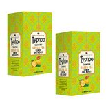 Typhoo Green Tea Lemon & Honey - 25 Heat Sealed enveloped Tea Bags (Pack of 2)