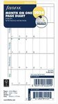 Filofax Personal month per page Eng