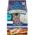 Blue Buffalo Wilderness Adult Grain Free Chicken Dry Cat Food 12-lb
