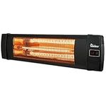 Dr Infrared Heater DR-238 Carbon Infrared Outdoor Heater for Patio, Backyard, Garage, and Decks, Standard, Black