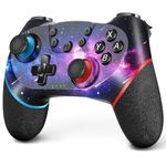 AceGamer Wireless Controller for Switch ，Pro Controller for Switch/Switch Lite/Switch OLED with Wake Up, Gamepad Joystick with 6-Axis Gyroscope, Double Vibration, Turbo and Screenshot（Galaxy）