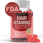 Hair Vitamins Gummies Supplement – Faster Hair Growth Gummy 5000mcg Biotin, Folic Acid, Vitamin C & E, Support Stronger & Thicker Hair, Skin, Nails, Non-GMO, for Men Women, 60 Berry Flavored Gummies