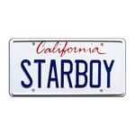 The Weekend ft Daft Punk | Starboy Metal Stamped License Plate