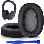 SOULWIT Earpads Cushions for Sony WH-H900N (h.Ear on 2 Wireless) & MDR 100ABN (h.Ear on Wireless) Noise Canceling Over-Ear Headphones, Ear Pads Replacement - Black