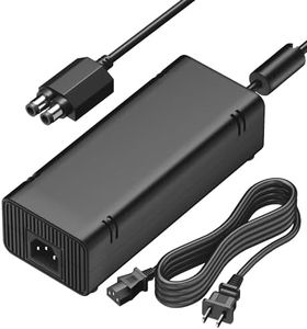 Power Supply for Xbox 360 Slim,YUDEGG AC Adapter Replacement Charger Brick with Cable for for Xbox 360 Slim Console