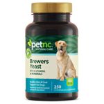 PetNC Natural Care Brewers Yeast Chewables for Dogs, 250 Count