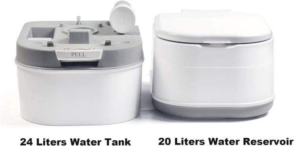 Homesbrand 20L Portable Camping Toilet – Outdoor Travel Commode