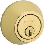 Weiser Safelock Brass Round Deadbol