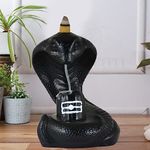 Nantan Naag/Snake with Shivling Smoke Backflow Burner|Incense Holder Decorative Showpiece with 30 Free Smoke Fountain Backflow Scented Cone