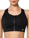 Yvette High Impact Zip Front Sports