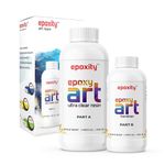 Epoxity - Epoxy Resin and Hardener (2:1) 1.5kg - Ultra Clear, Glossy and Smooth Finish Art Resin