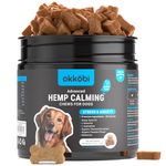 Hemp Calming Chews for Dogs Anxiety 150 pcs - Dog Anxiety Relief - Dog Calming Chews - Melatonin for Dogs - for Stress, Travel, Check-up, Barking or Grooming - Dog Calming Treats