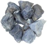 Crocon 1LB Iolite Rough Bulk Natural Stone Raw Gemstone Tumbling Cabbing Polishing Gem Mining Chakra Balancing Reiki Healing Meditation Gift Good Luck Home Office Decor