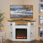 Furmax Fireplace Corner TV Stand fo