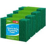 AIDEA Heavy Duty Scouring Pads, Reusable Dish Scrubber Pads for Household and Kitchen, Multipurpose Scour Pads for Cleaning, 24 Pack, 5.5in*3.5in