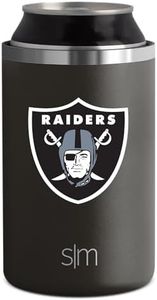 Simple Modern Officially Licensed NFL Las Vegas Raiders Gifts for Men, Women, Dads, Fathers Day | Insulated Ranger Can Cooler for Standard 12oz Cans - Beer, Seltzer, and Soda