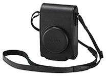 Panasonic LUMIX DMW-PHS84XEK Leather Case for TZ101 with Shoulder Strap and Belt Loop - Black