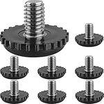 Stainless Steel Screw Furniture Leveling Feet 5/16-18 Screw in Threaded Furniture Levelers Adjustable Table Chair Levelers Feet Glides for Chairs Tables Cabinet Patio Furniture- 8 Pack