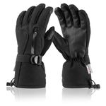 Sadodo Thermal Gloves, -20℉ Coldproof Touchscreen Ski Gloves,𝐖𝐚𝐭𝐞𝐫𝐩𝐫𝐨𝐨𝐟 𝐖𝐢𝐧𝐭𝐞𝐫 𝐆𝐥𝐨𝐯𝐞𝐬 3M Thinsulate Snow Gloves,for Snowboarding Outdoor Skiing Walking Hiking Outdoor