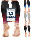 aZengear Calf Compression Sleeves for Men & Women - Shin Splint and Calf Support Brace - Compression Calf Guards - Leg Sleeves for Torn Muscle Cramps (S-M, Pink)