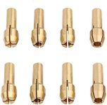 Brass Collet Set - Luo ke 8 Pieces Brass Collet Brass Chuck Fits Dremel Rotary Tools Including 4 Size (1/1.6/2.3/3.2) mm