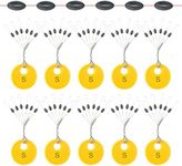Realure 60 Pcs Rubbers Fishing Bobb