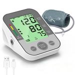 Blood Pressure Monitor - PANACARE Blood Pressure Machine with Large Screen Tri-color Backlight, Voice Readout and Heart Rate Monitor,Home Blood Pressure Monitor with 22-42cm Extended Cuff