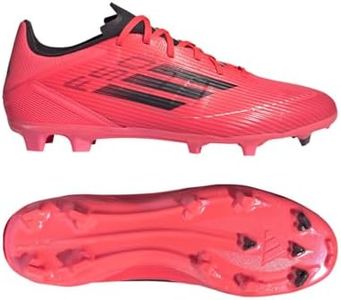 Adidas Unisex's F50 League Fg/Mg Football Shoes, Red, UK-12
