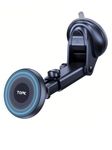 TOPK Mag-Safe Car Phone Holder, Magnetic Phone Car Mount for Windshield and Dashboard, Strong Suction Adjustable Long Arm with Strongest Magnet, Car Cradle for iPhone 15/14/13/12 Series