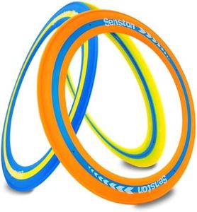 Senston Flying Discs Soft 11 Inch 3 Pack for Backyard Pool Family Fun
