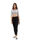 TWIN BIRDS Tailored Cut & Classic Fit Stretchable Black Plus Coloured Viscose Elasthane Fabric Ankle Length Leggings for Women - (L)