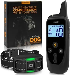 INVIROX Dog Training Collar [2024 Edition] 123 Levels Dog Training Collar with Remote 1100yd Range E Collar for Dogs Training 100% Waterproof Rechargeable E Collar with Remote