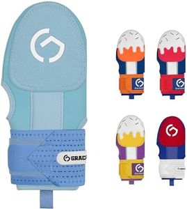 Gracfulcub Baseball Sliding Mitt, Baseball Glove Softball Guard, Ergonomic Design Protecting Fingers for Basic Base Running (SkyBlend Charm, Right Hand Wear)
