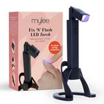 Mylee Fix 'N' Flash LED Torch: Portable Nail Lamp for Gel Polish with Movable Head, USB Rechargeable, Hands-Free Operation – Perfect for Home, Travel and Salon Use