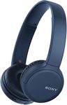 Sony WH-CH510 Wireless Bluetooth Headphones with Mic, 35 Hours Battery Life , Quick Charge, On-ear Style, Hands Call, Voice Assistant - Blue