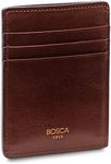 Bosca 78-Dolce - Parent, Dark Brown, 4.25" x 3" x 0.5"