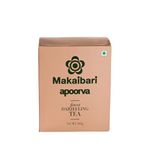 Makaibari Apoorva Organic Darjeeling Black Loose Leaf Tea 500 Gm, Premium Darjeeling Long Leaf Black Tea, Single Estate Loose Leaf Tea, Muscatel Fruity Top Notes, 250 Cups