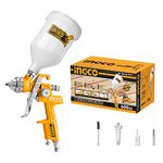 INGCO Painter Spray Gun,600 cc Capacity, 3.5 Bar, Suitable for Finishing Coat, with 4 Types Connectors