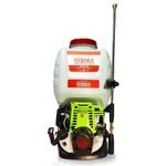 FUJIAKA Shakti 4S Knapsack Power Spray Pump GX35 35CC 4 Stroke 25 ltrs Tank |High Pressure Agricultural Back Pack Sprayer with Japan Technology Pump, Free 3 Head Nozzels, Hose Pipe, Sprayer Gun.