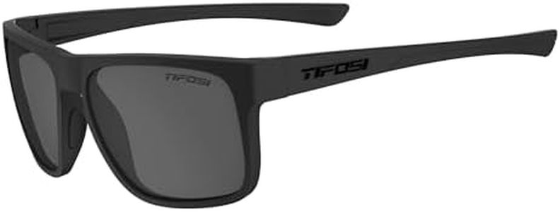 Swick Sport Sunglasses - Ideal For Cycling, Golf, Hiking, Pickleball, Running, Tennis and Great Lifestyle Look, Blackout/Smoke, Large