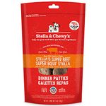 Stella & Chewy’s Freeze Dried Raw Dinner Patties – Grain Free Dog Food, Protein Rich Stella’s Super Beef Recipe – 396g Bag