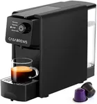 CASABREWS Espresso Machine for Nespresso Original Pods, 20 Bar Coffee Machine with 4 Brewing Modes and 21 oz Removable Water Tank, Compact Capsule Coffee Maker for Home or Office, Ideal Gifts for Mom