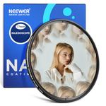 NEEWER 77mm Kaleidoscope Prism Lens Filter, Photography Prism Crystal Glass Effect Filter with Multi Refraction and Variable Number of Photographic Subjects